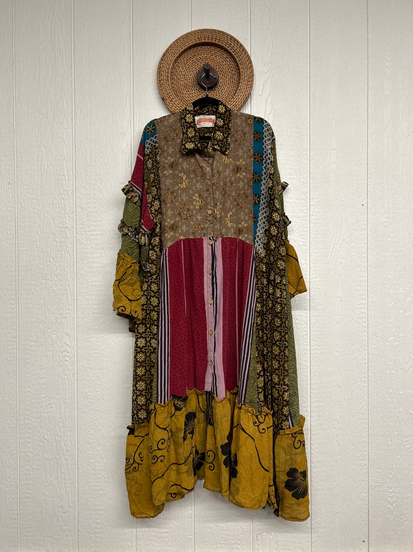 Crepe Sari Rhiannon Duster Dress 0226 179