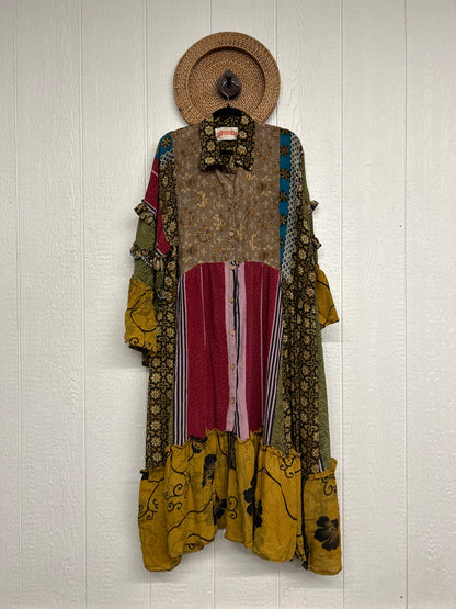 Crepe Sari Rhiannon Duster Dress 0226 179