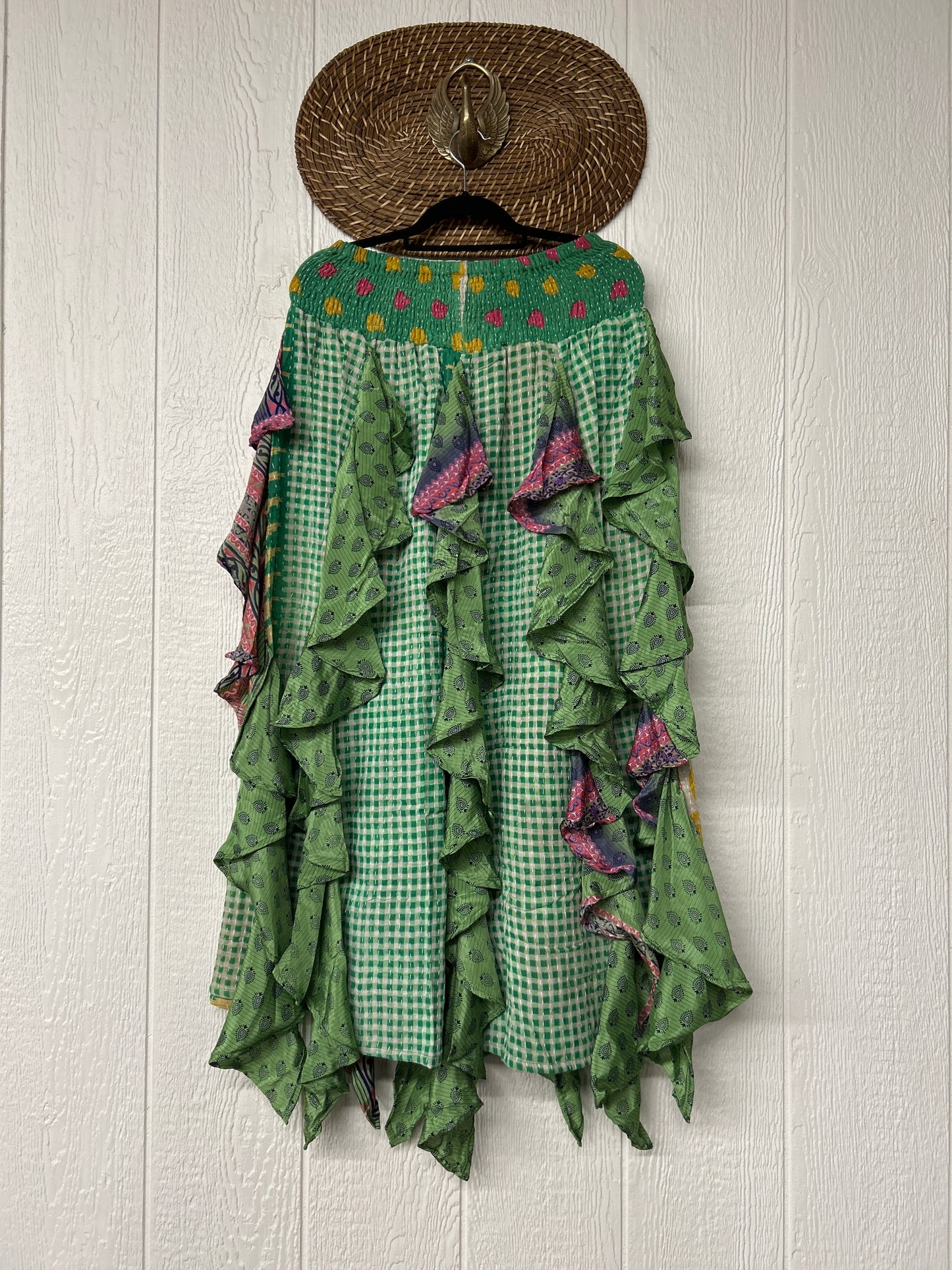 Pareo Kantha Willow Maxi Skirt 0826 254