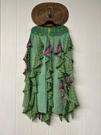 Pareo Kantha Willow Maxi Skirt 0826 254