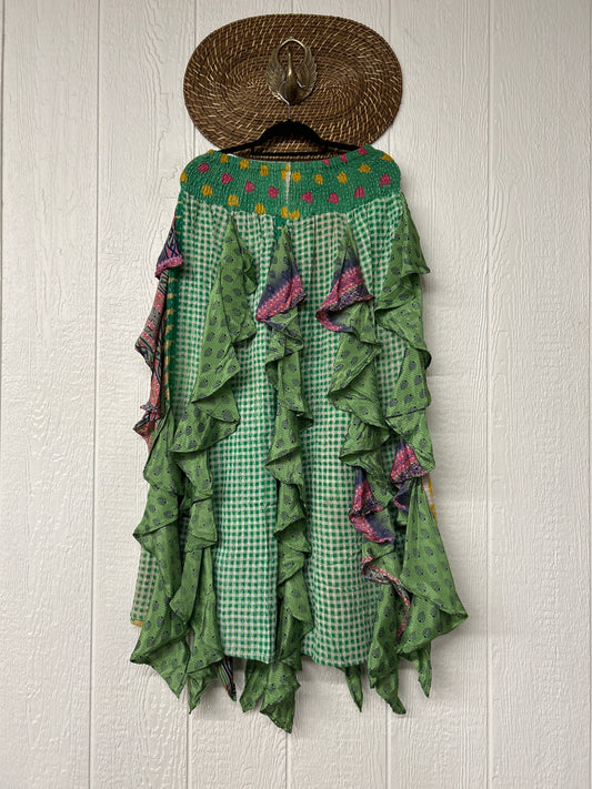 Pareo Kantha Willow Maxi Skirt 0826 254