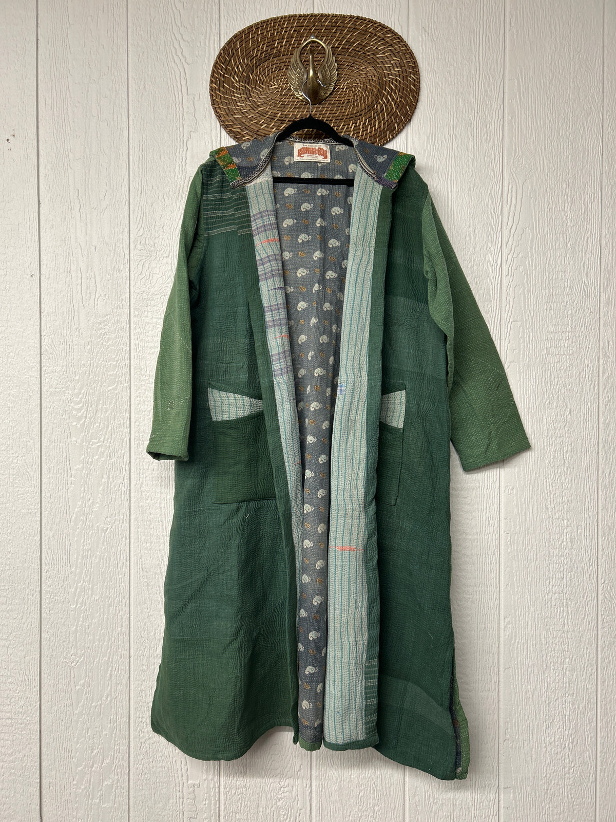 Fine Kantha Rising Sun Coat 1026 005
