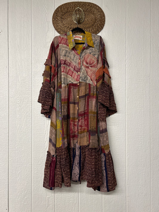 Crepe Sari Rhiannon Duster Dress 0226 111