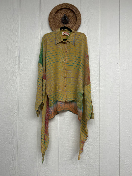 Crepe Sari Nirvana Button Down 1125 201