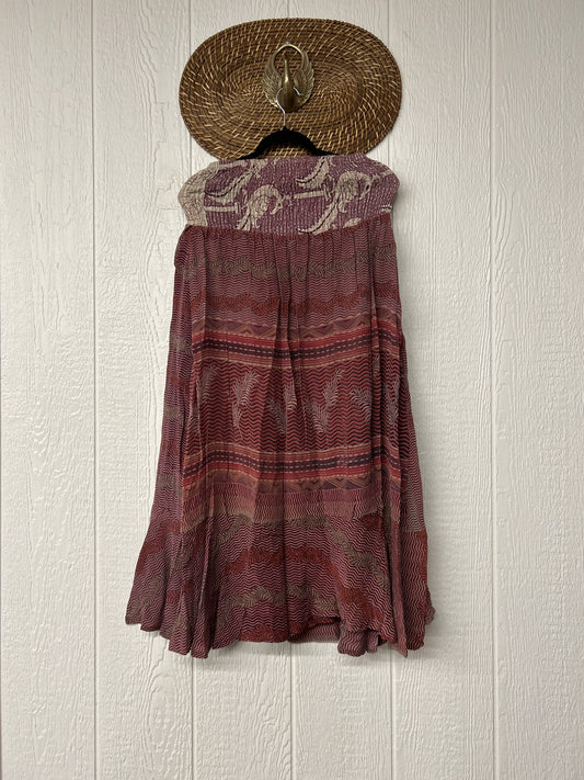 Crepe Sari Inner Peace Wrap Skirt 0626 071