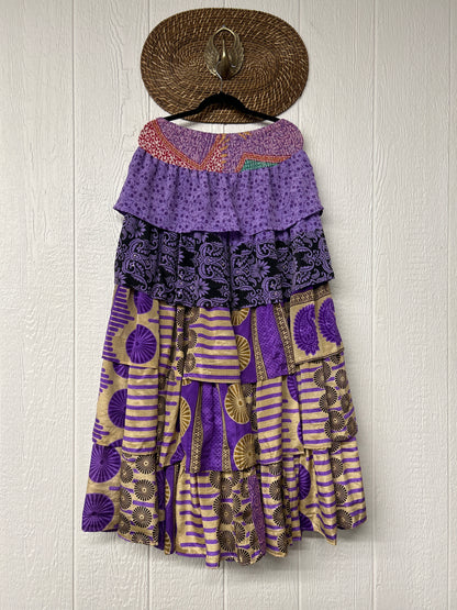 Rasgulla Sari Venus Ruffle Maxi 1125 096