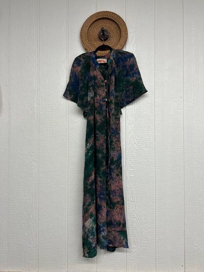 Crepe Sari Summer Woodstock Duster 0626 029