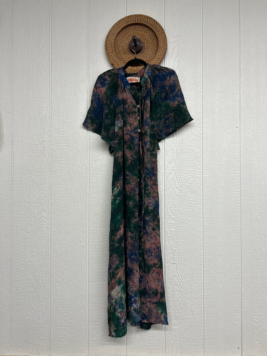 Crepe Sari Summer Woodstock Duster 0626 029