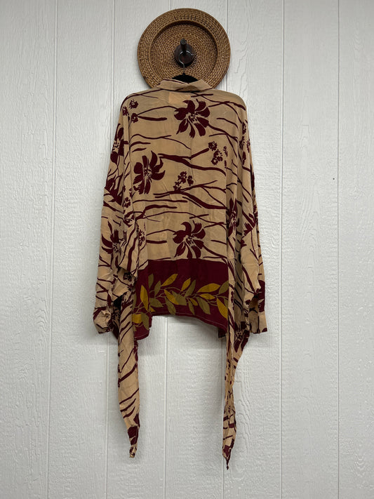 Crepe Sari Nirvana Button Down 1125 259