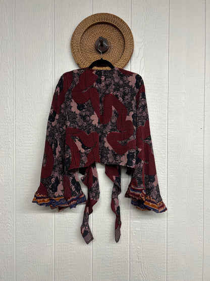 Crepe Sari Zeppelin Crop Shrug 0426 270