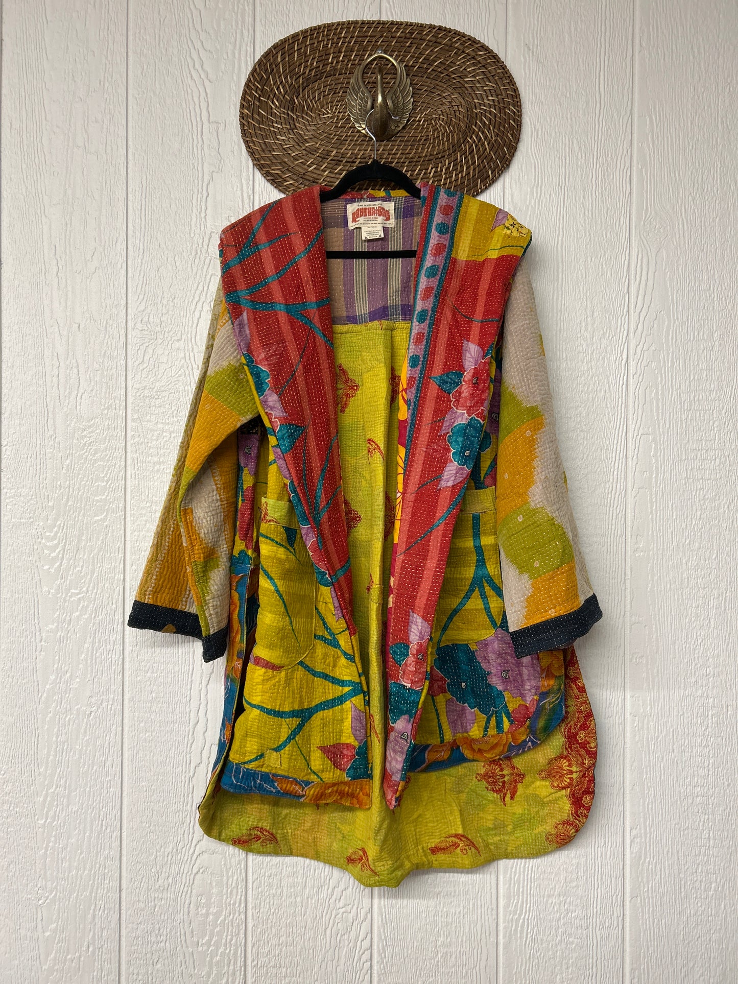 Fine Kantha Drifter Coat 1125 113