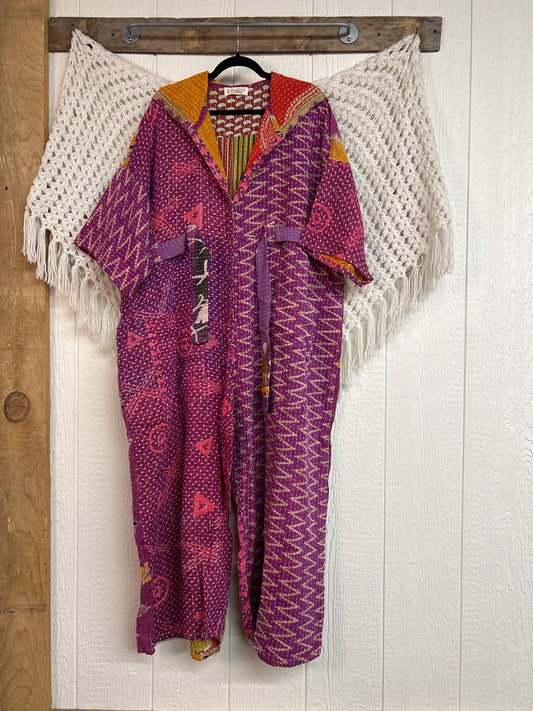 Kantha Zen Hoodie Jumpsuit 0925 194