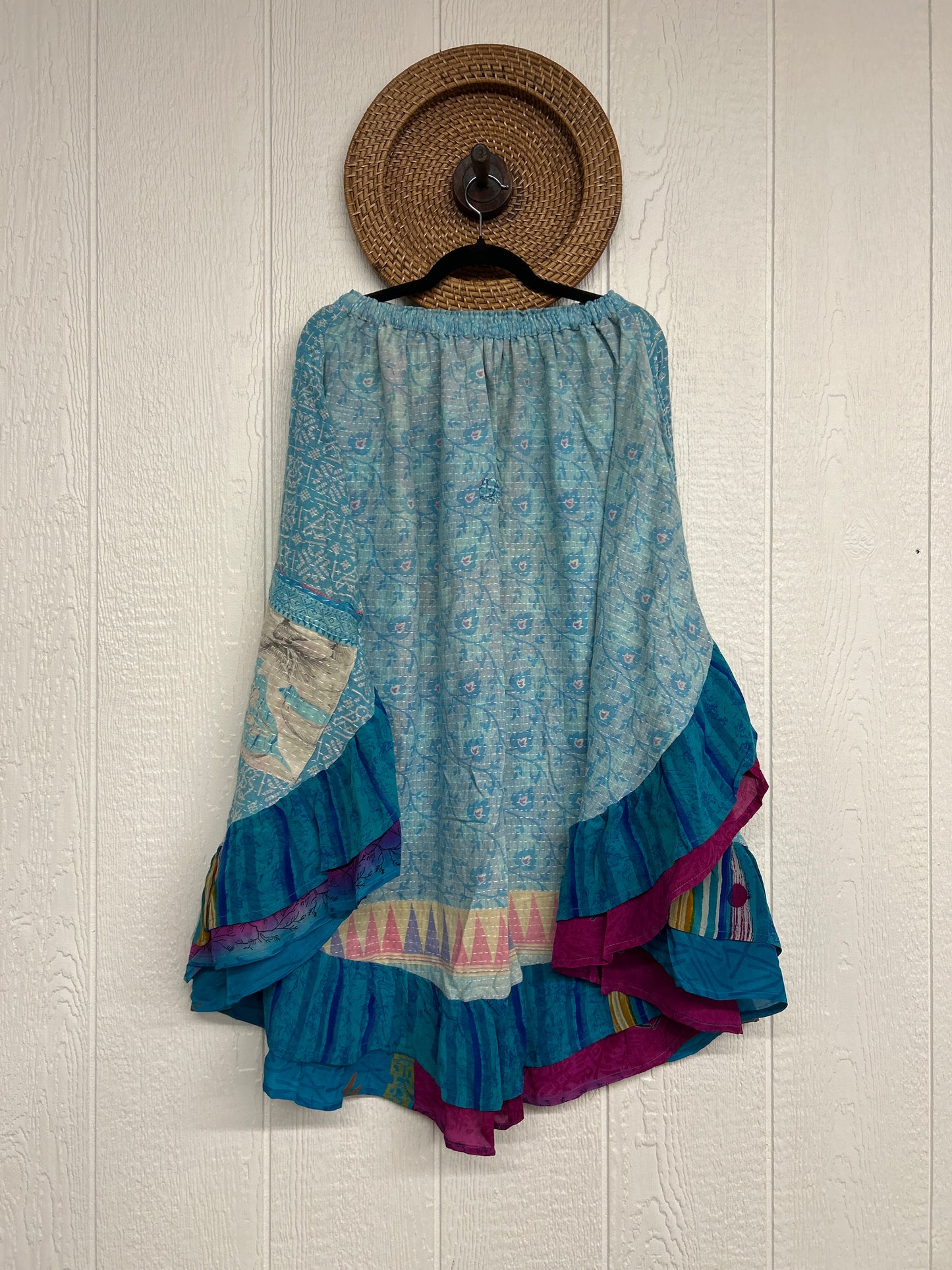 Pareo Kantha Wild Rose Skirt 0426 255