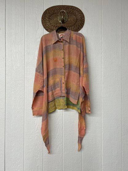 Crepe Sari Nirvana Button Down 1125 143