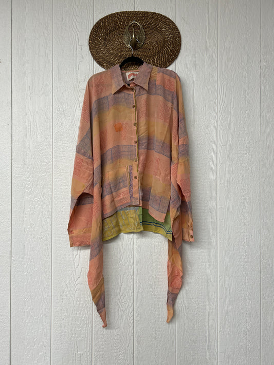 Crepe Sari Nirvana Button Down 1125 143