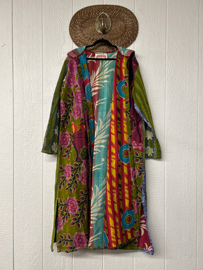 Fine Kantha Rising Sun Coat 1026 034