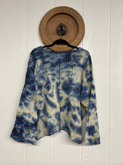 Pareo Kantha Wanderer Pocket Crop Top 0526 012