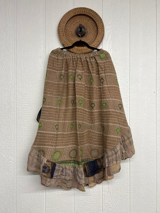 Pareo Kantha Wild Rose Skirt 0426 116