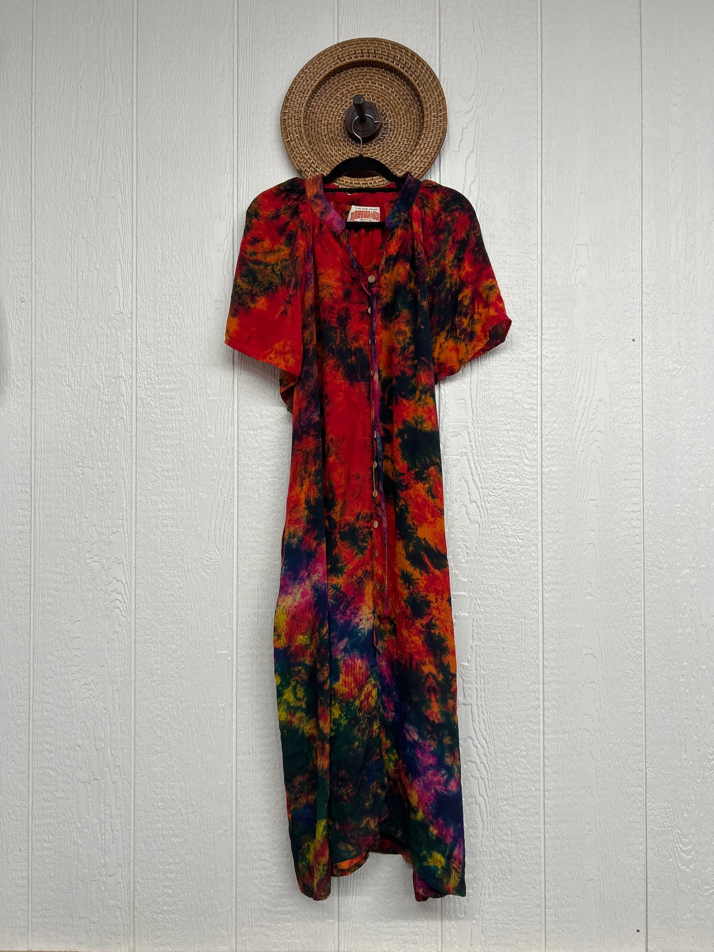 Crepe Sari Summer Woodstock Duster 0626 041