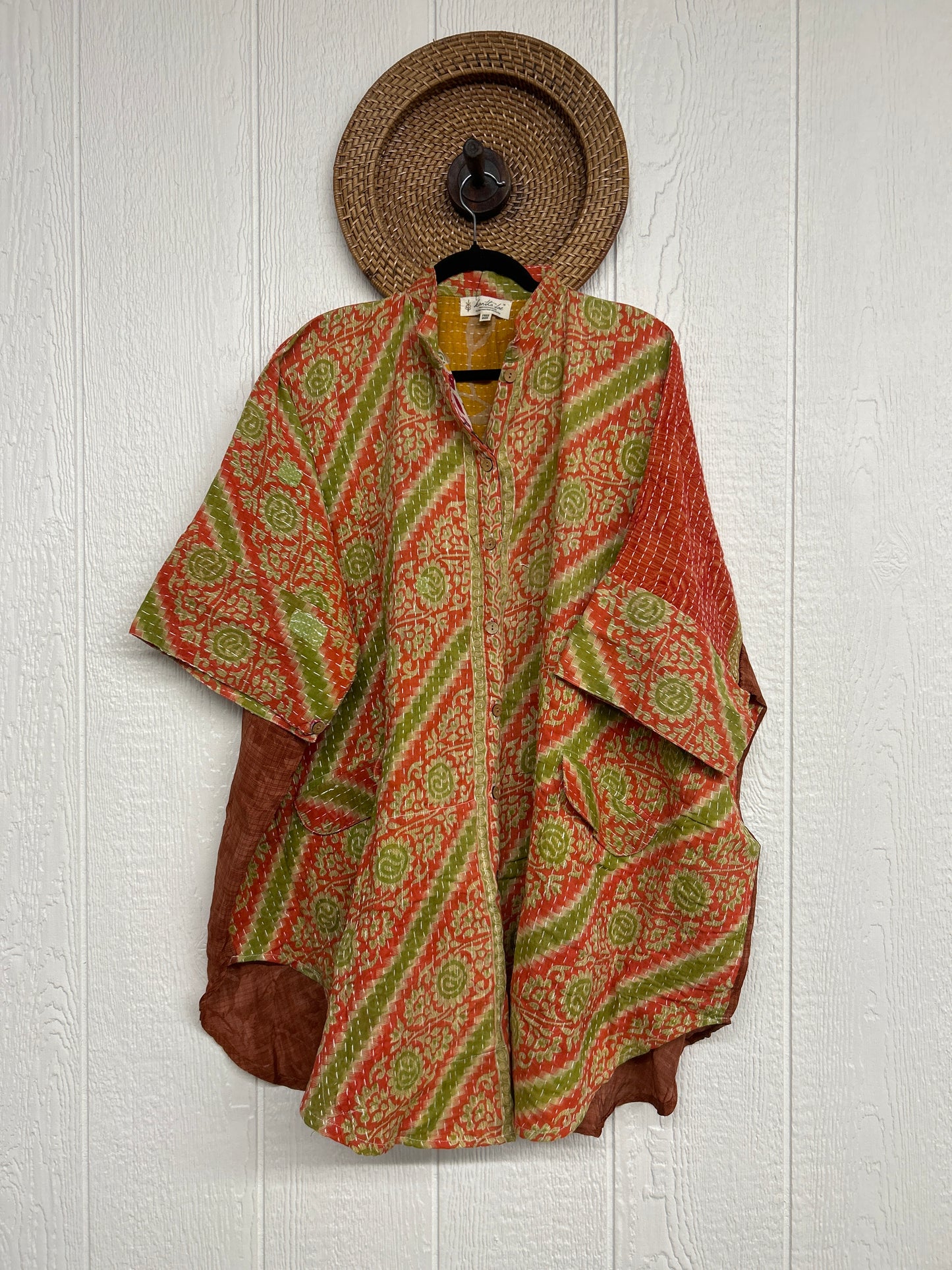 Pareo Kantha Free To Be Button-Down 0426 151