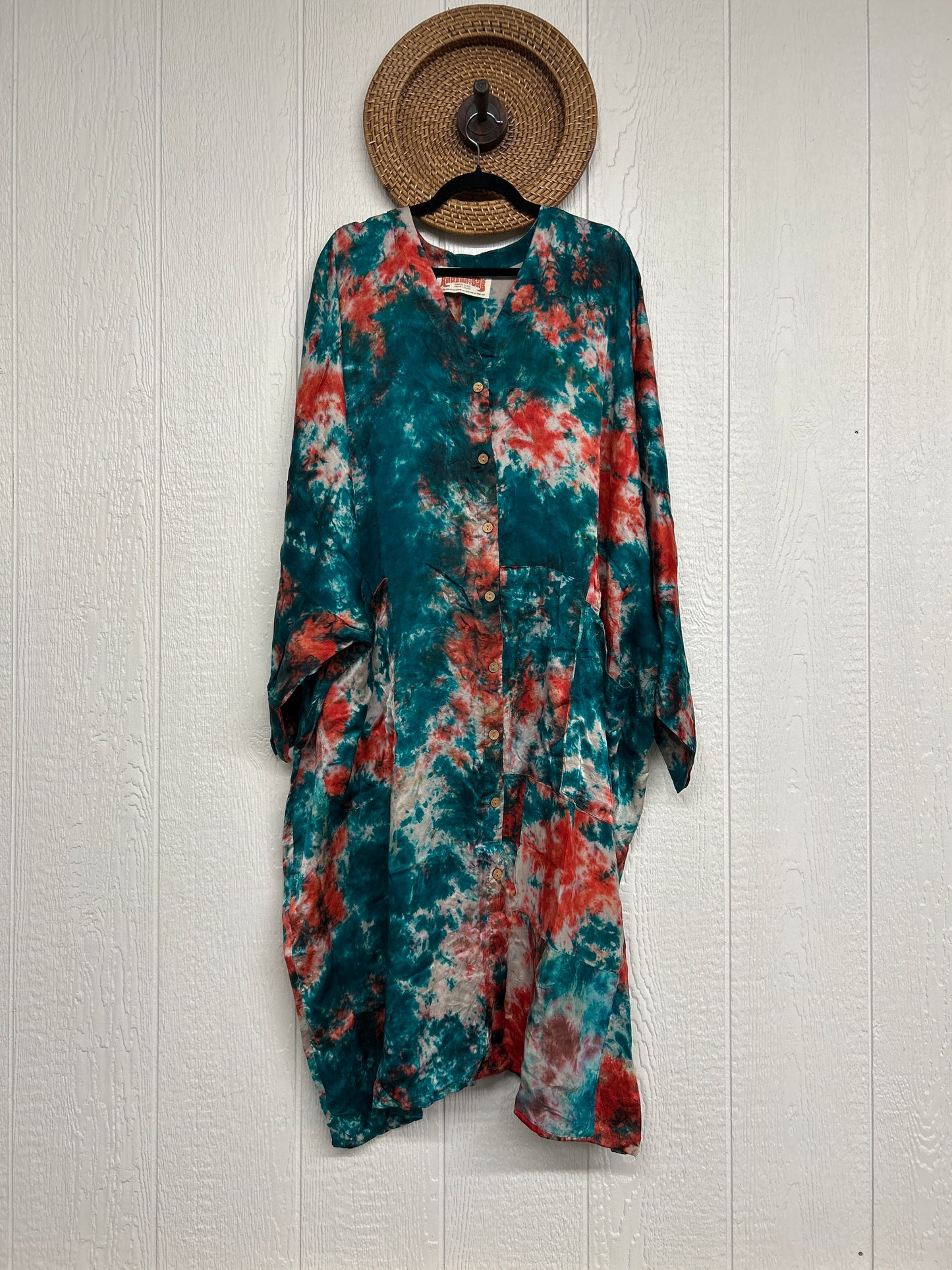 Crepe Sari Gaia Duster Dress 0826 184
