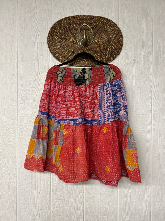 Pareo Kantha Meadow Skirt 0826 042