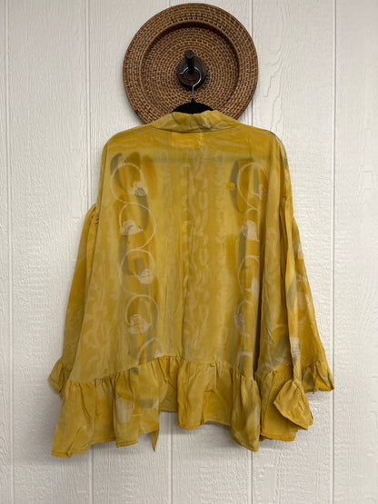 Crepe Sari Wild Rose Top 1225 013