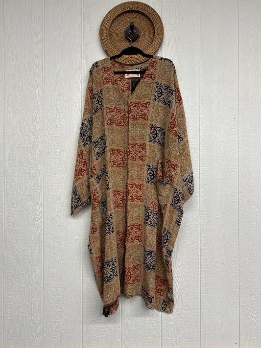 Crepe Sari Gaia Duster Dress 0826 216