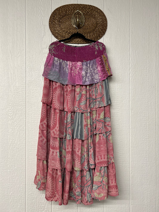 Rasgulla Sari Venus Ruffle Maxi 1125 002