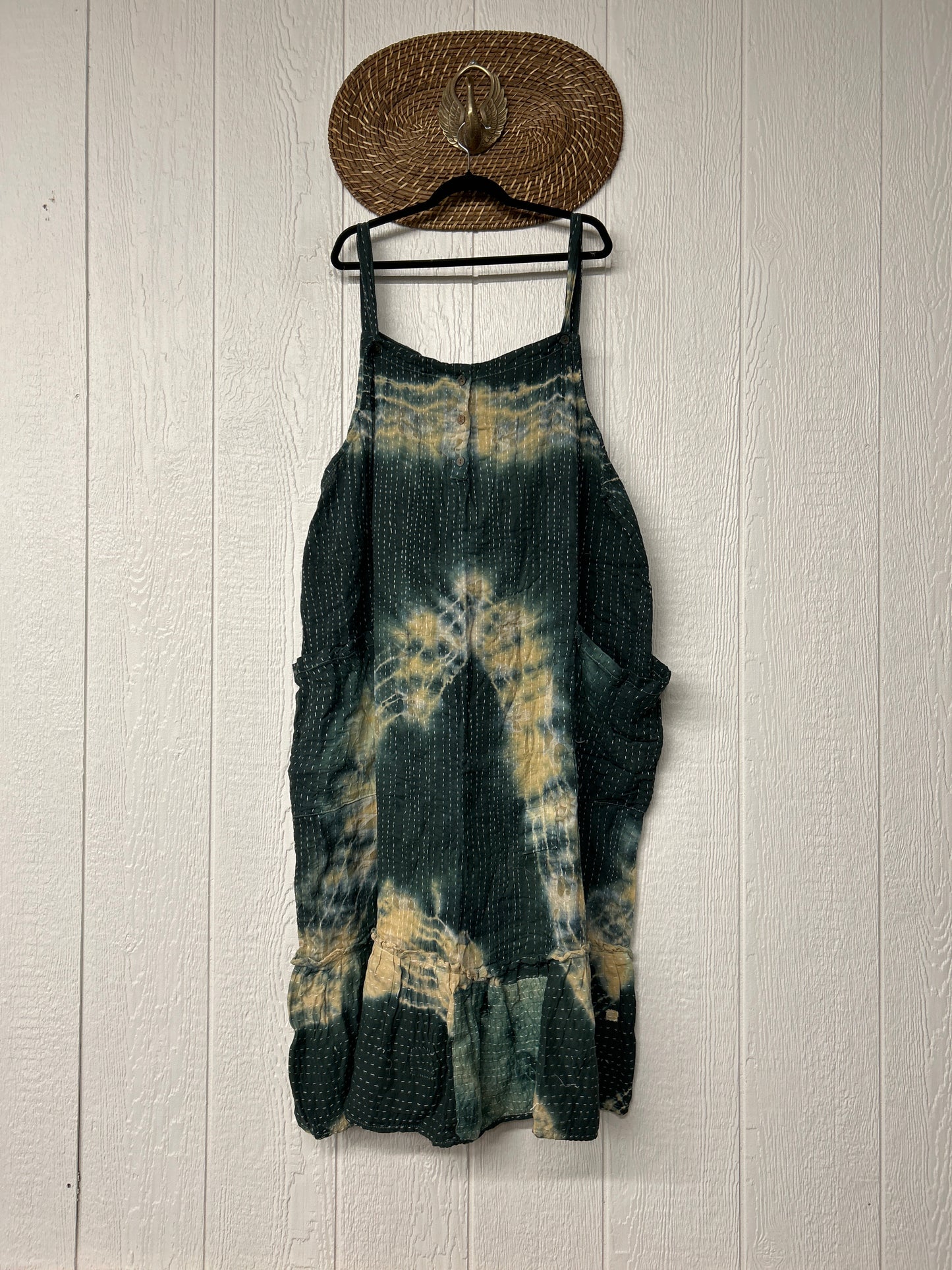 Aura Edit Pareo Kantha Joplin Dress 0726 002