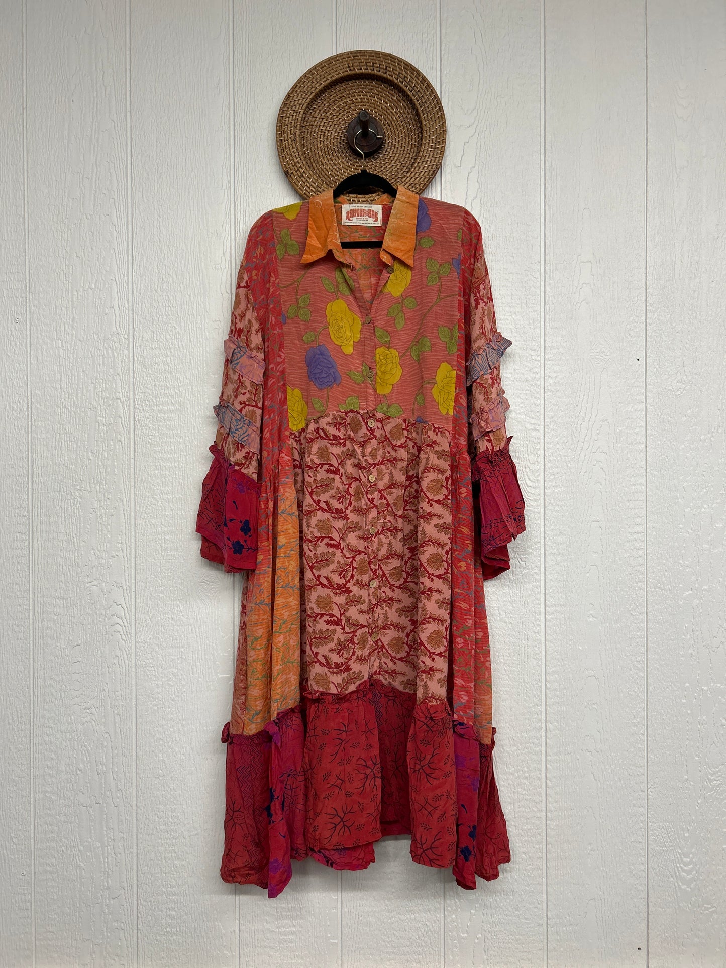 Crepe Sari Rhiannon Duster Dress 0226 166