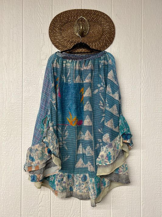 Pareo Kantha Wild Rose Skirt 0426 235