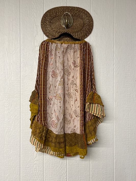 Crepe Wild Rose Skirt 1025 157