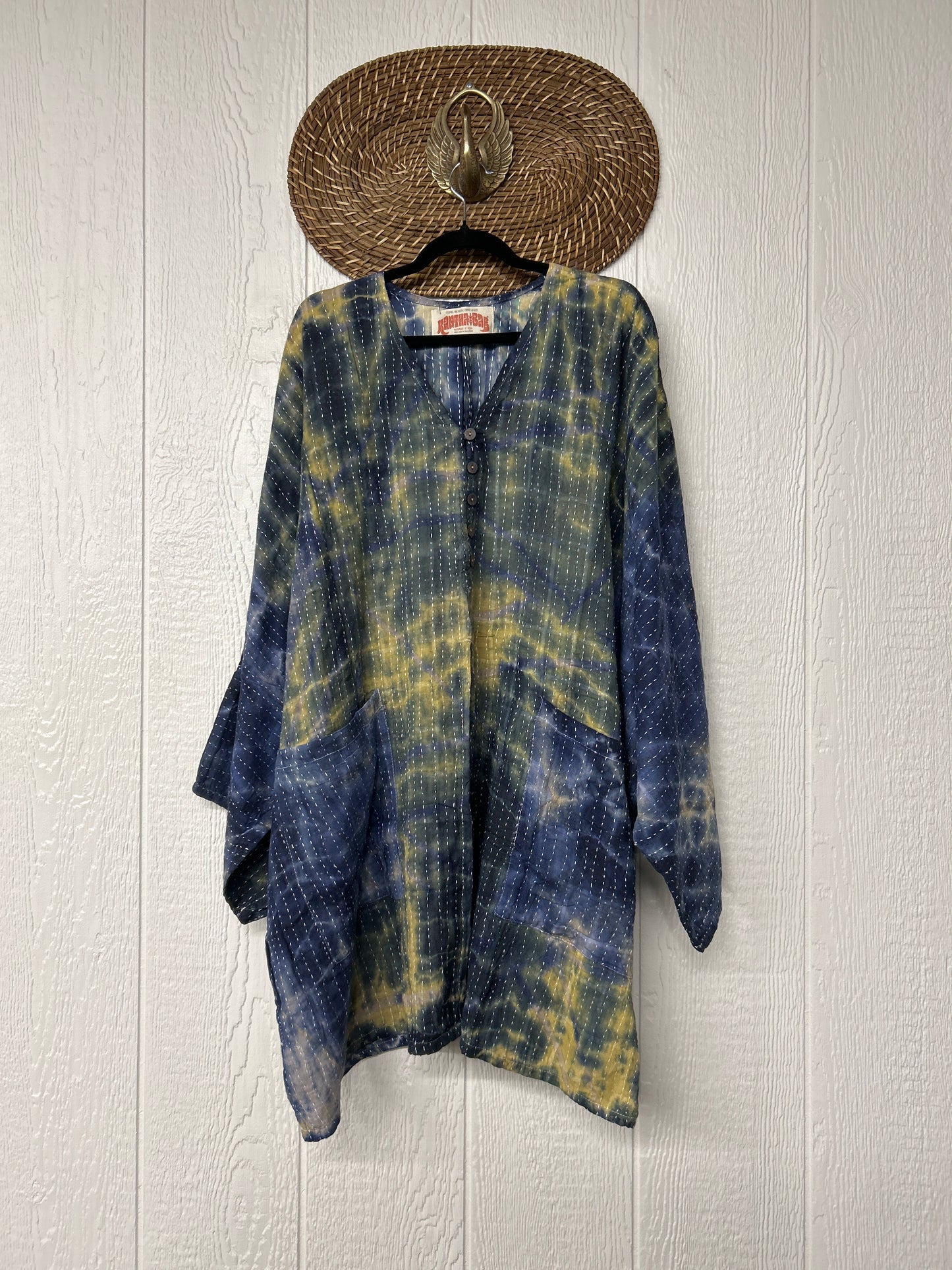 Pareo Kantha Gaia Split Tunic 0526 050