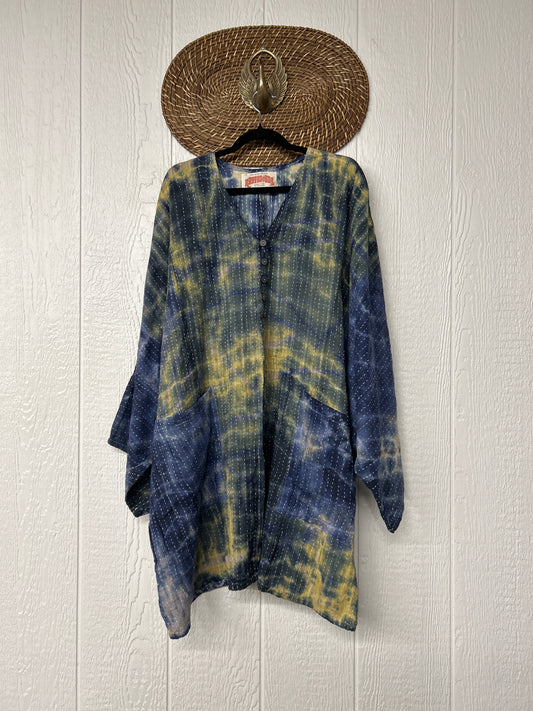 Pareo Kantha Gaia Split Tunic 0526 050
