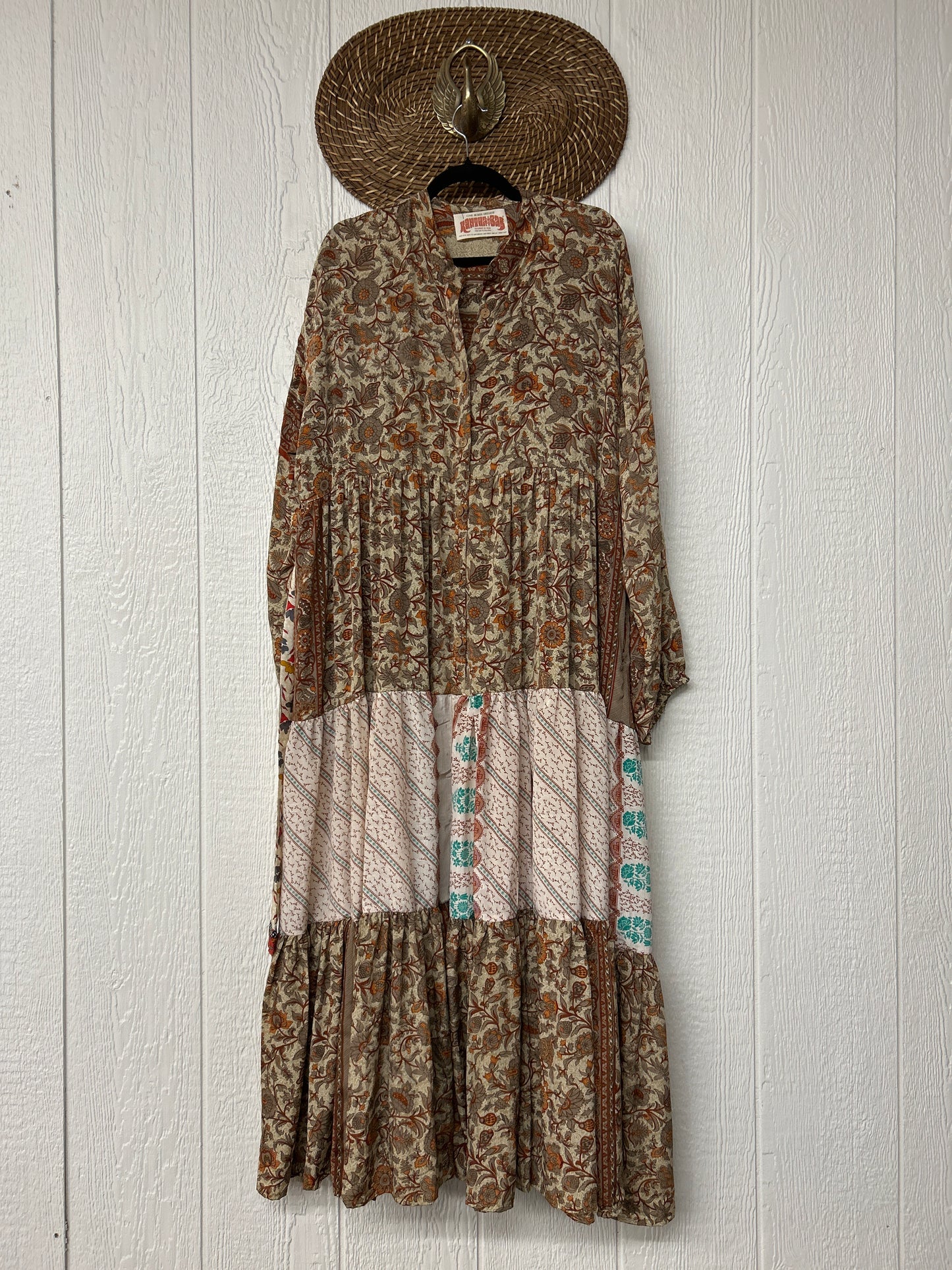 Rasgulla Sari Luminous Maxi Dress 0226 107
