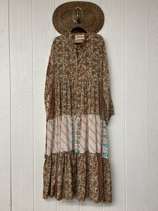 Rasgulla Sari Luminous Maxi Dress 0226 107