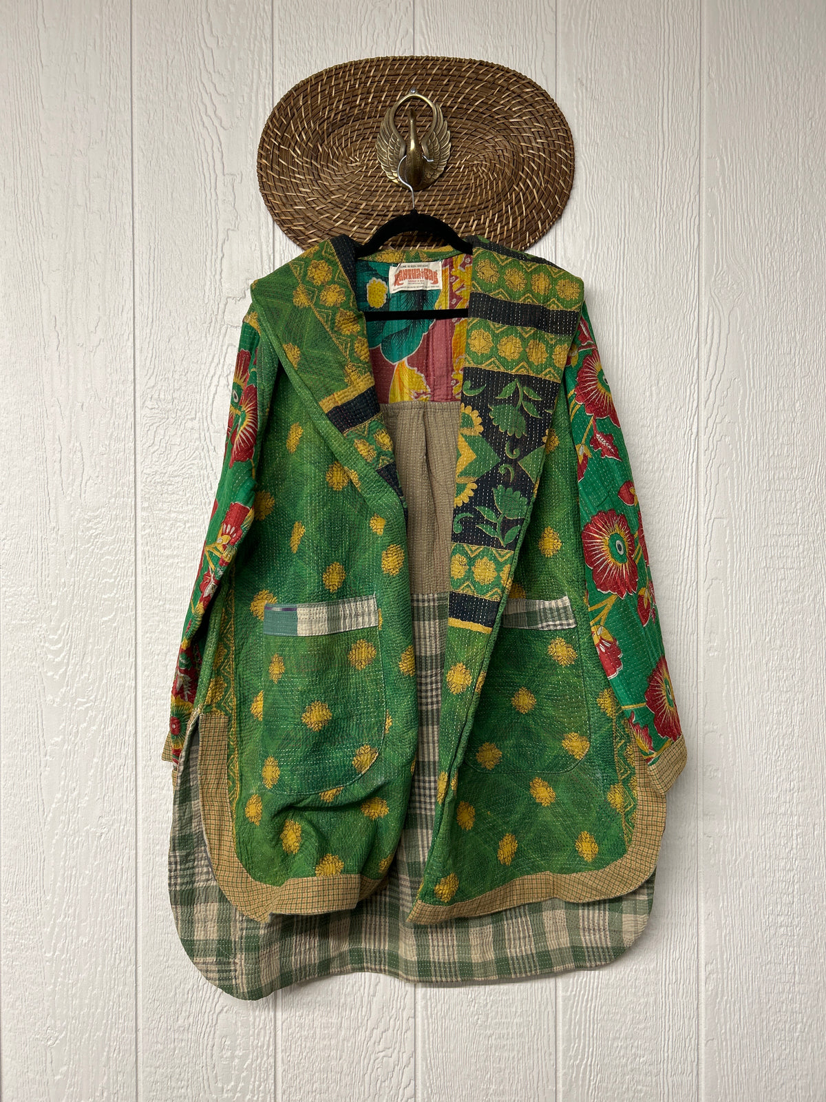 Fine Kantha Drifter Coat 1026 106