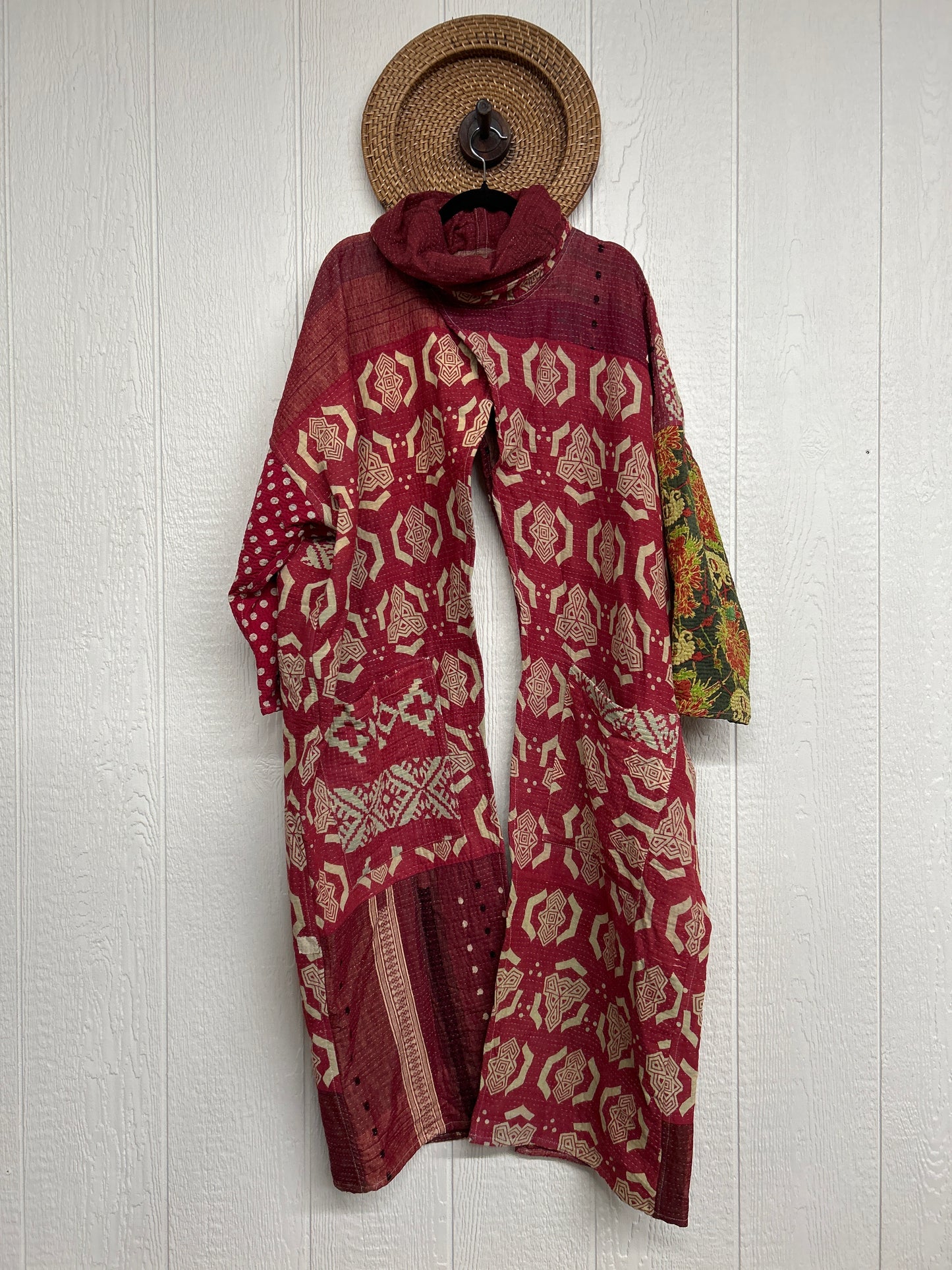 Fine Kantha Cowl Split Pullover 1225 219