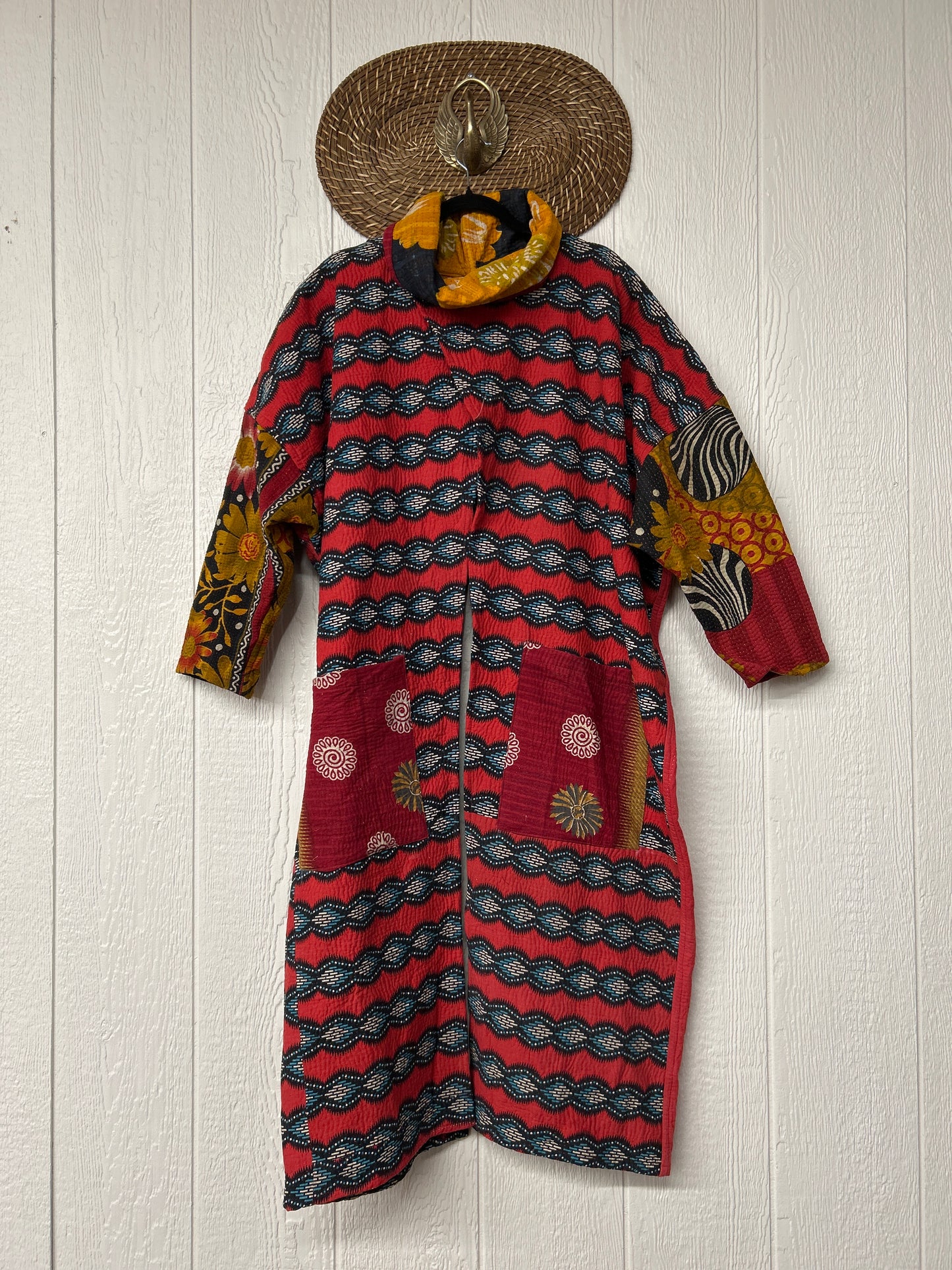 Fine Kantha Cowl Split Pullover 1225 122