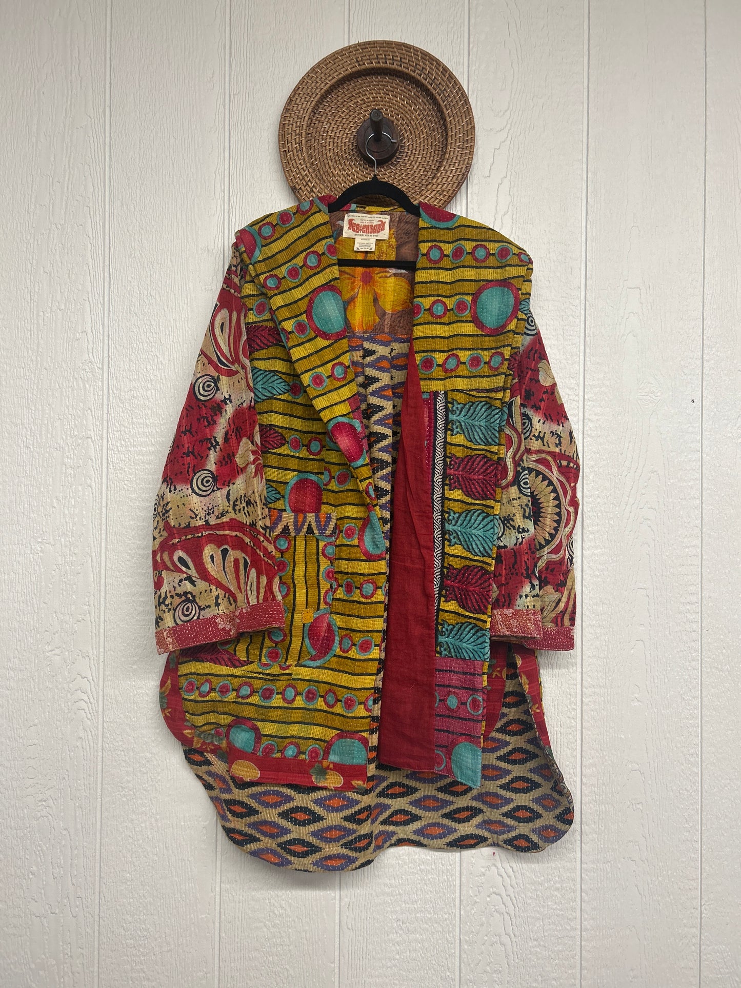 Fine Kantha Drifter Coat 1125 256