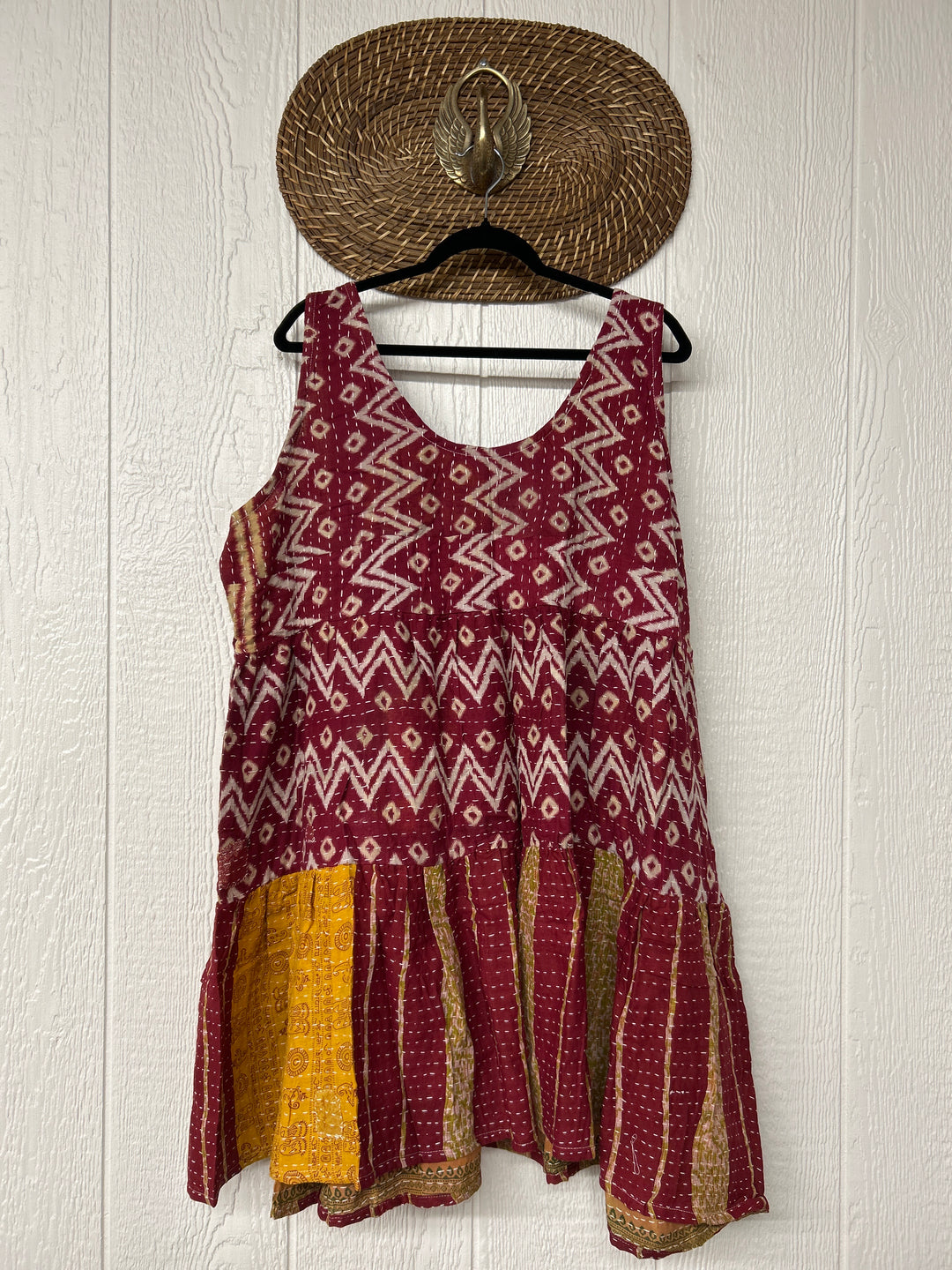 Kantha Meadow Mini Dress 0625 064