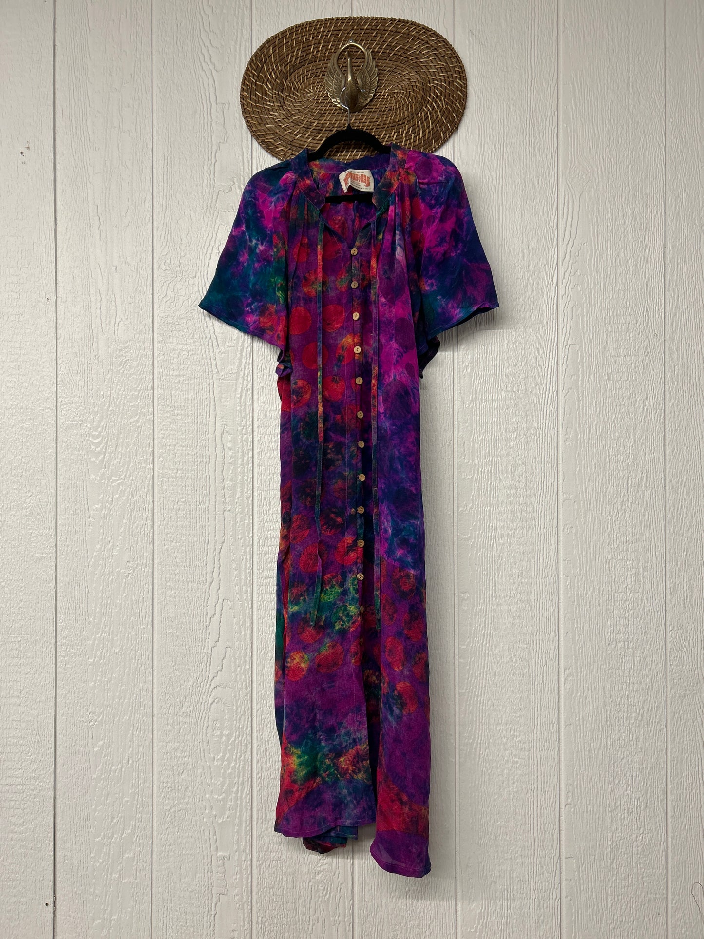 Crepe Sari Summer Woodstock Duster 0626 217