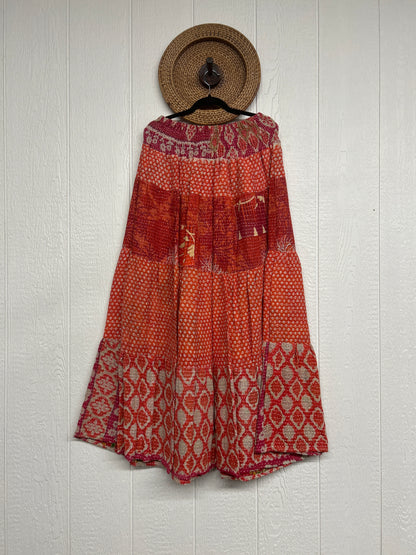 Pareo Kantha Lotus Maxi Skirt 0826 028