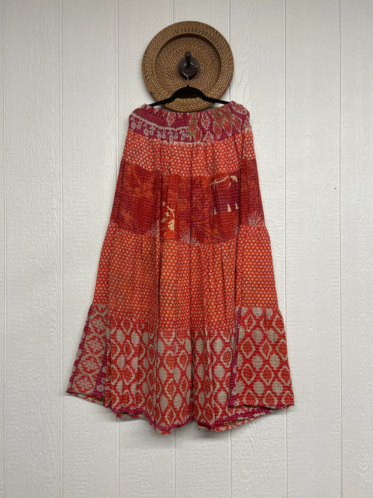 Pareo Kantha Lotus Maxi Skirt 0826 028