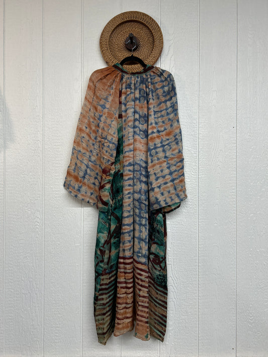 Crepe Sari Woodstock Duster Dress 0226 225