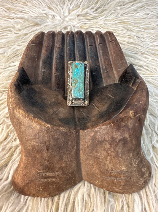 Square Turquoise Ring 0226 045