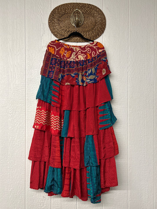 Rasgulla Sari Venus Ruffle Maxi 1125 095