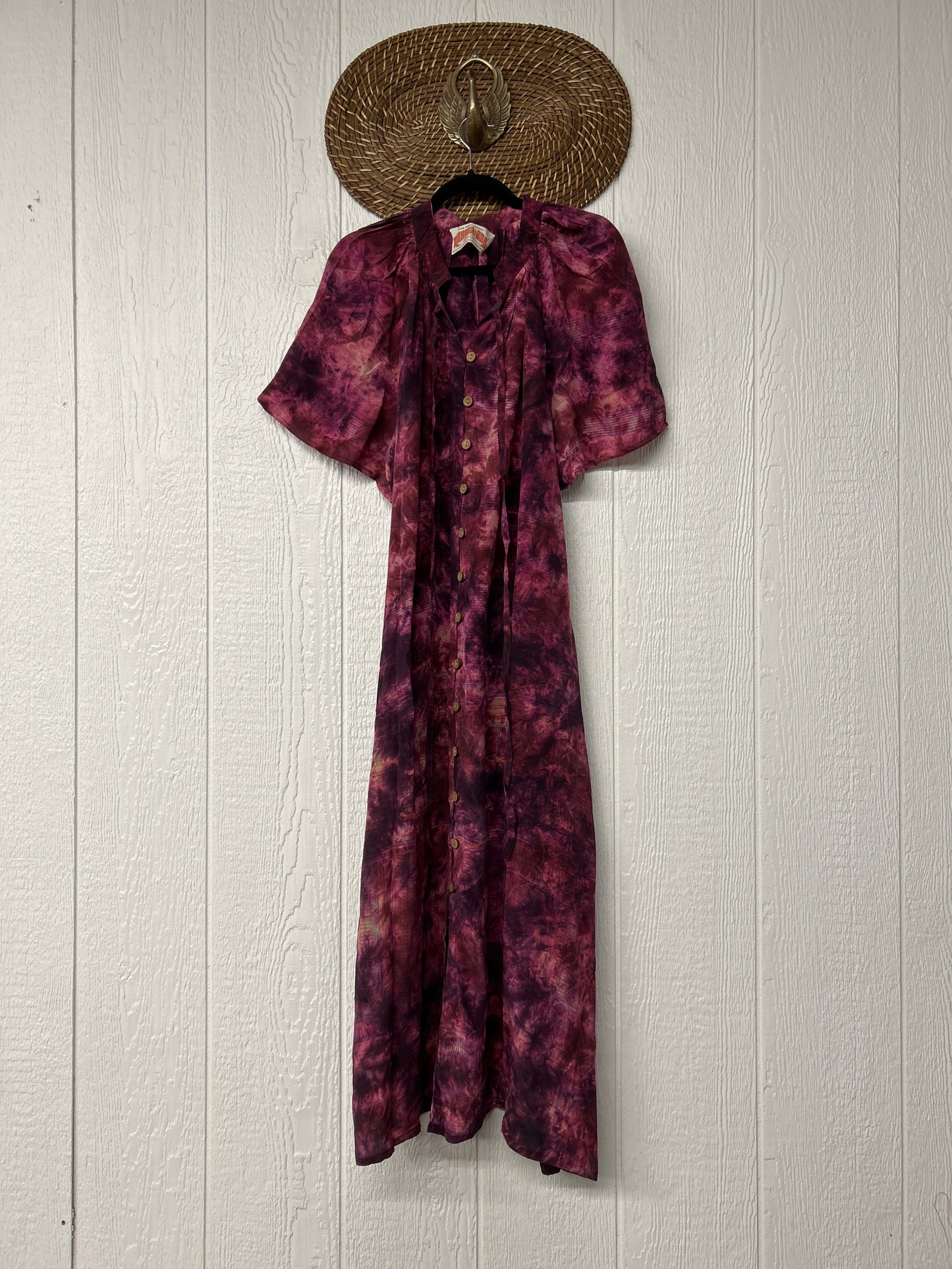 Crepe Sari Summer Woodstock Duster 0626 229