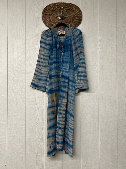 Crepe Sari Woodstock Duster Dress 0226 115